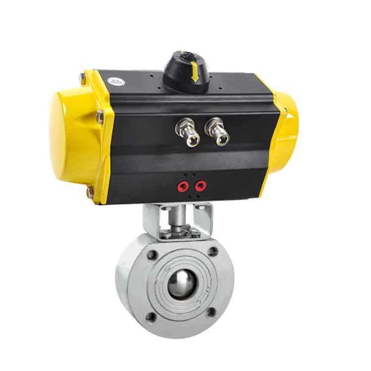 COVNA Pneumatic Heating Jacket Ball Valve