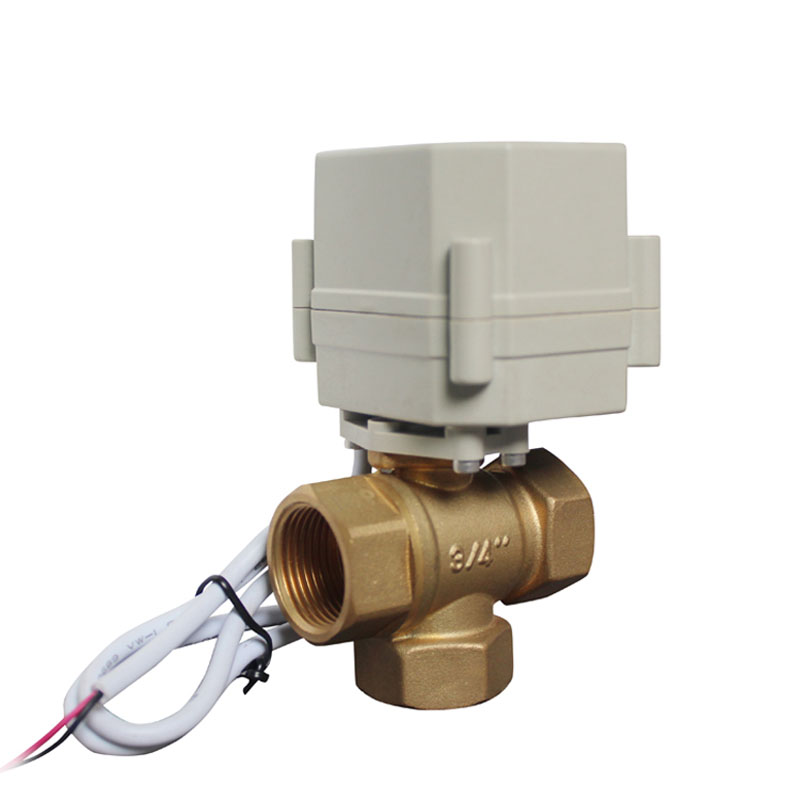 HK62-H-T Brass 3-Way Motorized Ball Valve